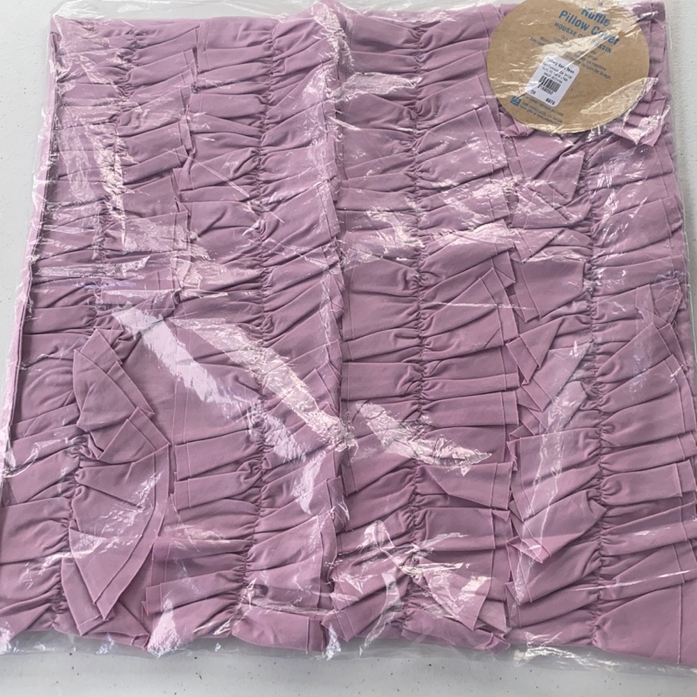 Pottery Barn Teens Ruffled Cotton Pillow Cover